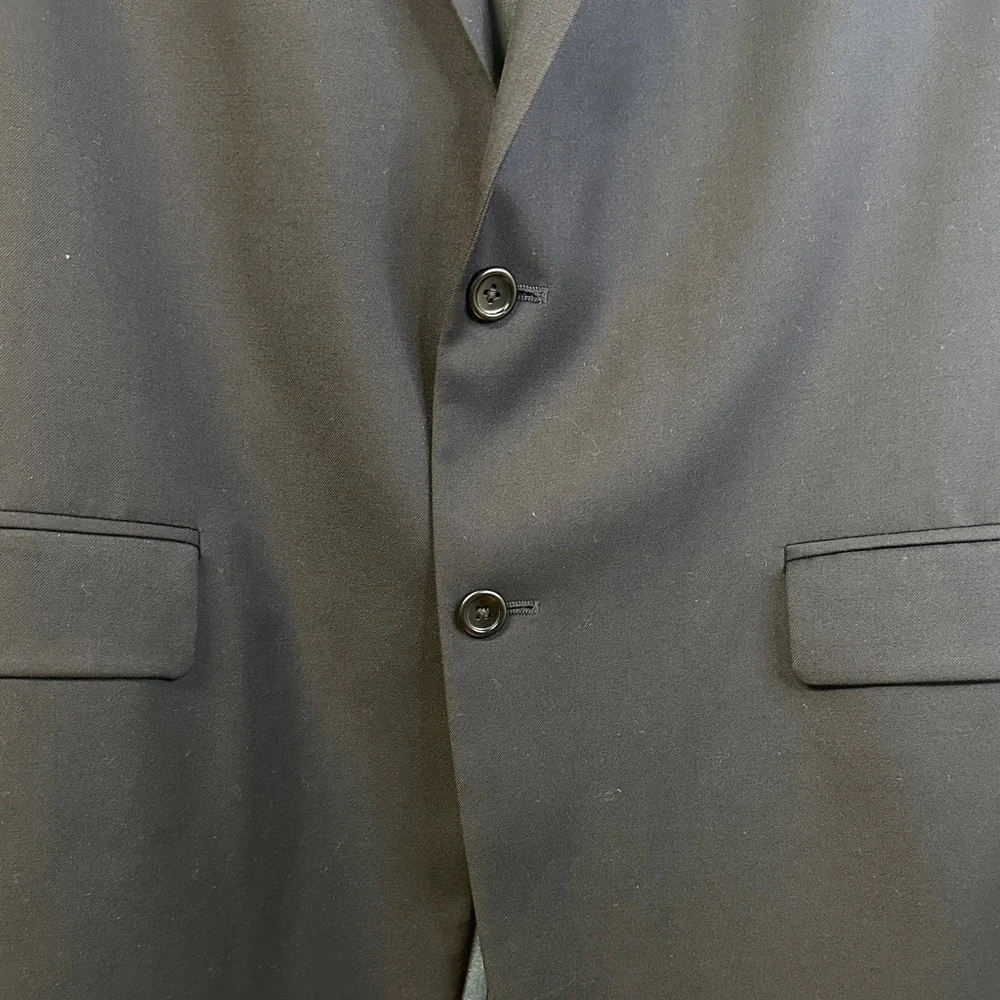 Nautica Men’s Navy 100% Wool Sport Coat Blazer 42R Classic Tailored Jacket